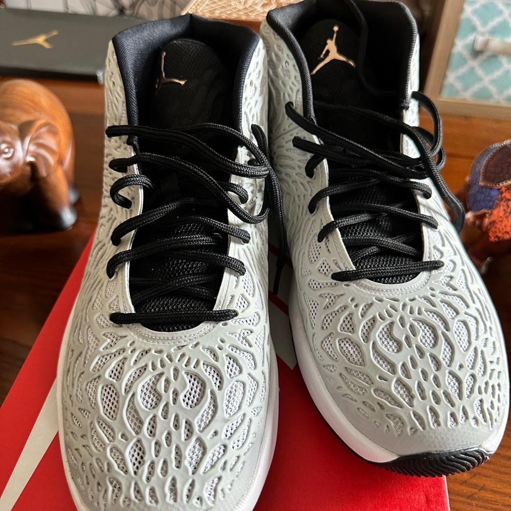 Gray Jordans